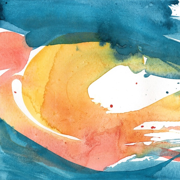 Original Abstract Serene Sea Painting - Serenity 10 - Picture 3 of 8